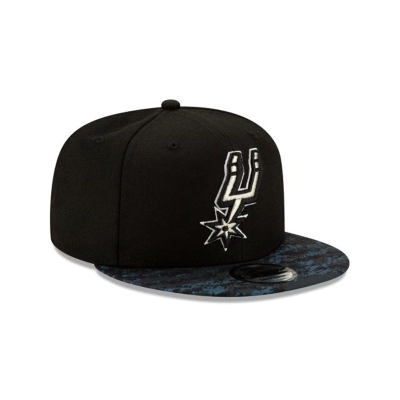 San Antonio Spurs Gorra | New Era 2019 NBA Authentics City Series 9fifty Snapback Cap Mexico - Negros